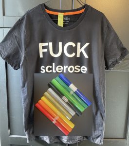 T-shirt, bomuld, sort, m. énsfarvet tekst/logo